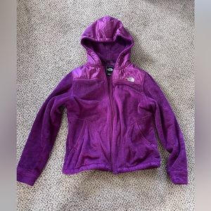 Northface woman jacket zip fleece